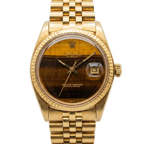 Rolex datejust tigers eye - rolex, 1601
