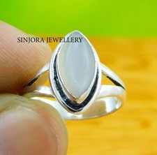Anello regalo fatto a mano in argento sterling 925 con pietra preziosa...