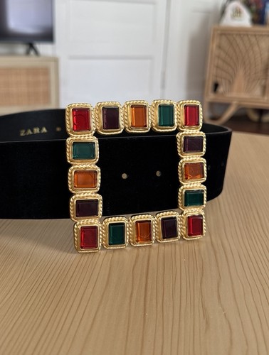 Cintura zara velluto - zara, in