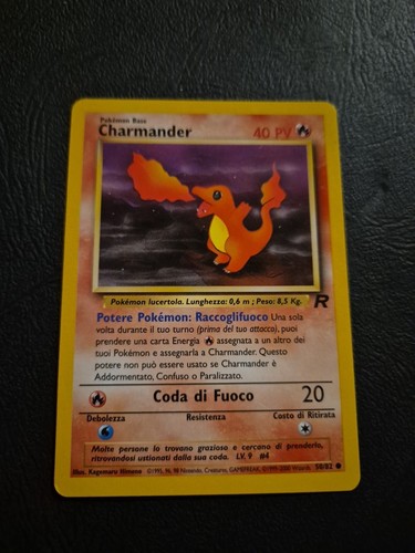 Carta pokemon charmander - carta,