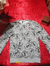 Maglione, maglia uomo Disney Grigio. Maglione uomo M. Maglione imbottito scuola.