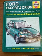 FORD ESCORT & ORION 1990-1995