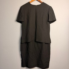 Abito tubino nero manica corta