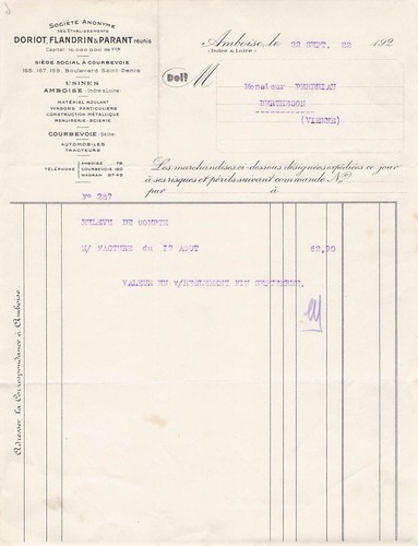 Amboise fabricant doriot - 37,