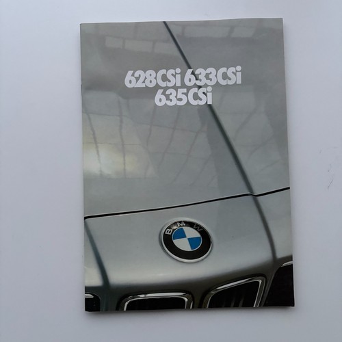 Brochure catalogue bmw e24 - brochure,