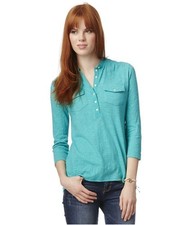 Camicia Henley Popover Donna