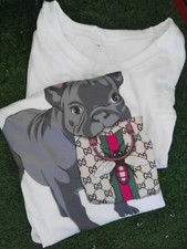 T SHIRT MAGLIETTA MAGLIA MEZZA MANICA DONNA NUOVA CON DISEGNO M-L-XL