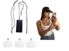 3 collane a3 corda 4mm  1 m, 3