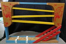 Pista Biglie In Legno E Ferro Vintage