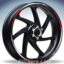 Adesivi ruote moto strisce cerchi HONDA CBF 600 Racing 4 sitckers wheel CBF600