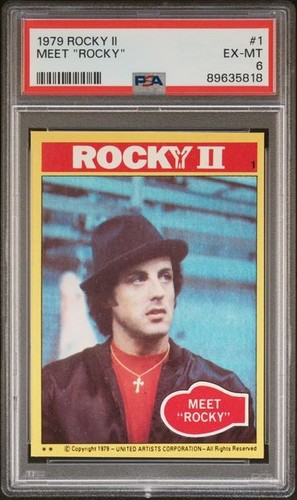 1979 topps rocky meet - rocky,
