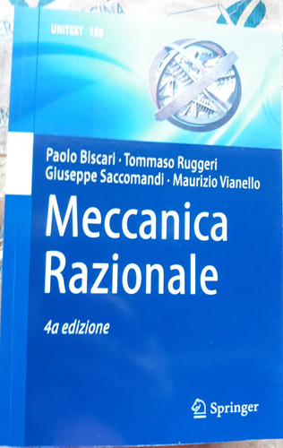 Meccanica razionale quarta - -,