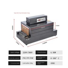 Macchina confezionatrice stampatrice automatica pellicola termoretraibile confezionatrice