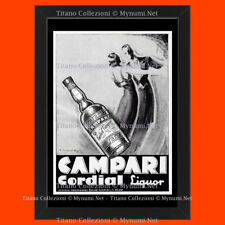 Anni '30  * Pubblicità Originale "Campari - MUGGIANI, Cordial Liquor, Coppia Che