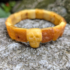 Bracciale ambra grezza