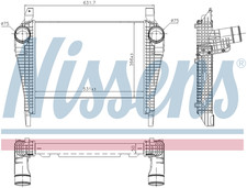 Nissens Charge Air Intercooler
