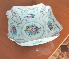 Ciotola in porcellana di Limoges dipinta a mano