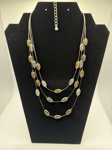 Collana filo oro argento - collana,