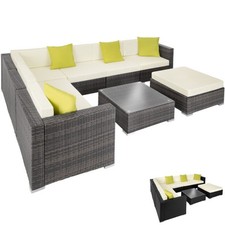 Alu Poly Rattan Set di Mobili