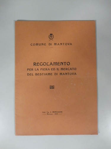 Regolamento per fiera - regolamento,