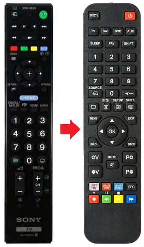 Telecomando adatto per - , sony