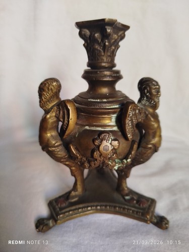 Candelabro bronzo antico - in,