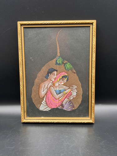 Dipinto olio indiano - , vintage