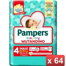 PAMPERS  64  PANNOLINI -  BABY