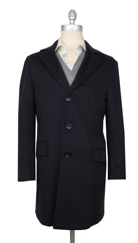 Cappotto cashmere blu - in, scuro