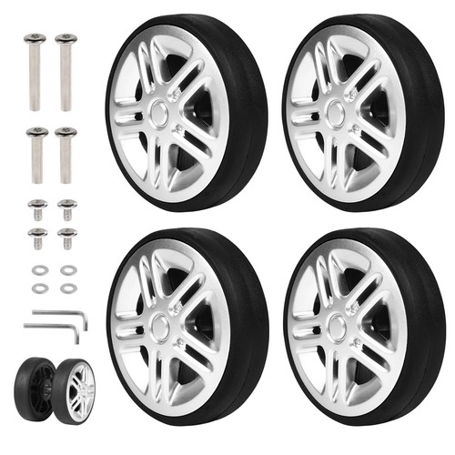 Exleco 4pcs ruote trolley - 4pcs,