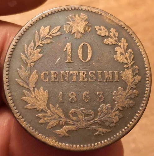 Centesimi 1863 vittorio - 10,