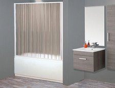 BOX VASCA IN PVC A SOFFIETTO ESTENSIBILE A 1 LATO 140÷170x150h