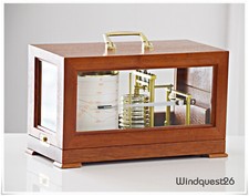 Lufft 8003 Marine Precisione BAROGRAFO Yacht Marittimo Nautica Barografo Barometro