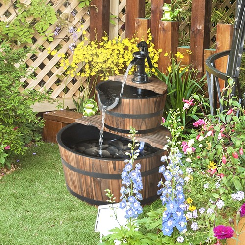 Outsunny fontana cascata - outsunny, a