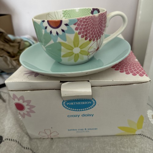 Portmeirion crazy daisy tazza - portmeirion,