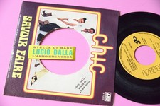 LUCIO DALLA L'ANNO CHE VERRA' STELLA DI MARE 7" 45 STICKER JUKE BOX STRIP