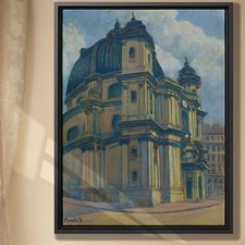 Quadro pastello vintage stampa