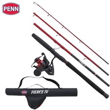 PENN Saltwater Boat Fishing Rod-Reel Travel Combo FIERCE IV 30-50lb 6000CMB