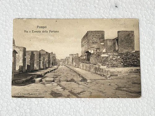 Pompei via tempio - via, della