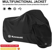 TELO COPRI MOTO KAWASAKI TELO IMPERMEABILE ACCESSORI KAWASAKI PROTEZIONE MOTO