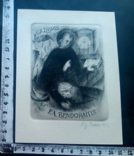 WUNDERKAMMER C EXLIBRIS 488 " BENDORAITIS " - * V. TRAMONTIN * - C SIGNED