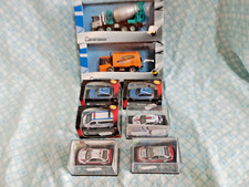 CARARAMA CAMION BETONIERA NETTEZZA URBANA AUTO RALLY e POLIZIA scala 1:72 metal