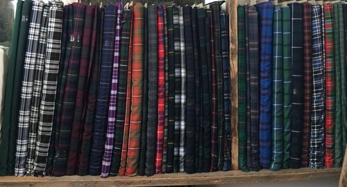 Autentico tessuto tartan tende - tartan,