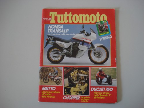 Tuttomoto 1986 ducati 750 - tuttomoto, 12/1986