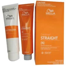 WELLA STRAIGHT(N) Crema Lisciante Permanente Capelli Creatina Intensa Set 1 Confezione