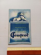 Peugeot catalogo biciclette corsa turismo 1936 depliant originale