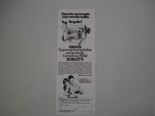 Advertising pubblicità 1968 - advertising,