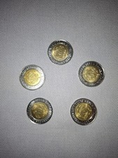 Lotto 5 monete 500 lire