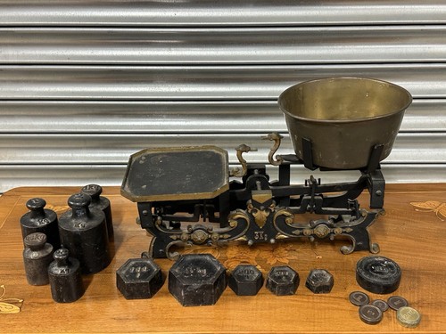 Antique c1900 swiss balance - c1900,