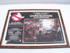 Ghostbusters fotobusta poster originale 1984 con cornice in vetro